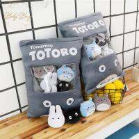 BABYBANG ของเล่นตุ๊กตาพุดดิ้ง Totoro 8ตุ๊กตาลูกบอลมิยาซากิอนิเมะถุง Plushie พุดดิ้งของเล่นน่ารักสัตว์ขนาดเล็กของขวัญวันวาเลนไทน์