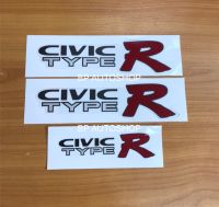 สติ๊กเกอร์ CIVIC TYPE R ติดข้างประตู + ติดท้าย HONDA CIVIC ราคาต่อชุด (1 ชุดมี 3 ชิ้น)