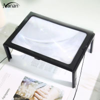 【New product】Portable Table Magnifier With 6 Led Lights Type Reading Loupe Magnifying Glass Screen Magnify Tools For Elderly