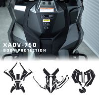 สำหรับ XADV 750ป้องกันสำหรับฮอนด้า XADV X-ADV 750 XADV750 2021 2022รูปลอกสติกเกอร์ติดมอเตอร์ไซค์ที่ยึดเข่าเชื้อเพลิงก๊าซ