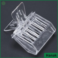 Hanak ที่ดักนางพญาผึ้งอุปกรณ์ Peralatan Ternak Lebah กรงคลิปพลาสติกใสไม่มีสี