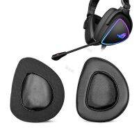 Replacement protein leather Ear pads cushion Earpads for ASUS ROG Delta Aura Sync USB-C Gaming Headsets