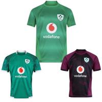 High sales embroidery rugby 2023 Ireland Rugby Jersey Home Away T-Shirt IRFU Training Clothes 2022 Rugby Shirt Jerseys