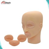 Practicing The Human Head Model 3DPractise Latex Skin Mannequin Head With Inserts Cosmetic Eyes And Lip Microblading Accessories