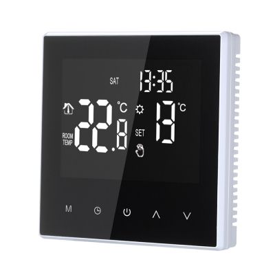 Smart Thermostat Digital Temperature Controller Weekly Programmable Electric Floor Heating Thermostat with Large LCD Screen