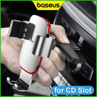 Baseus Gravity Car Phone Holder For CD Slot Universal Car Mount For Mobile Phone IP12 13 14 Samsung Xiaomi Huawei