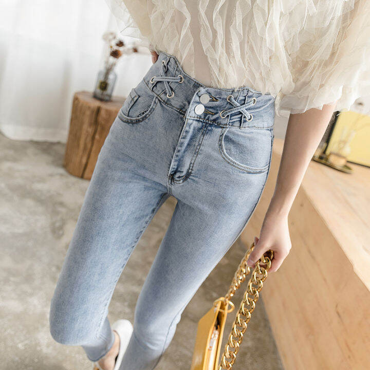 Lazada high best sale waist jeans