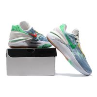 New HOT+Original】 ΝΙΚΕ G- T- Cut 2 Fashion Basketball Shoes Comfortable Sports Shoes White Blue Greene