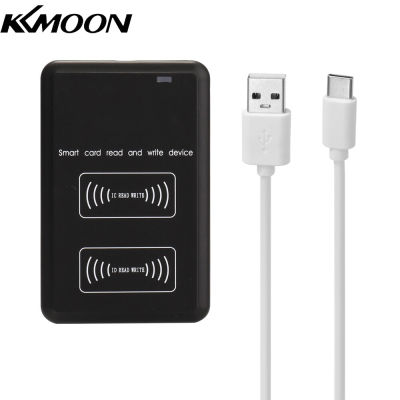 KKmoon NFC เครื่องถ่ายเอกสาร RFI-D IC เครื่องอ่าน I-D เครื่องทำสำเนานักเขียนพร้อมฟังก์ชั่นถอดรหัสเต็มรูปแบบอุปกรณ์อ่านและเขียนการ์ดอัจฉริยะ