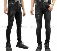 TPPJEANS SkinnyXRock Collection สกินนี่ยีนยืด ขาดปะขาดเซอร์ ทรงสวย เป้ากระดุม Size 26-36