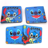 Stitch Short Folding Creative Wallet Rika Clip Coin Purse Storage Money Bag wallet for women coin purse