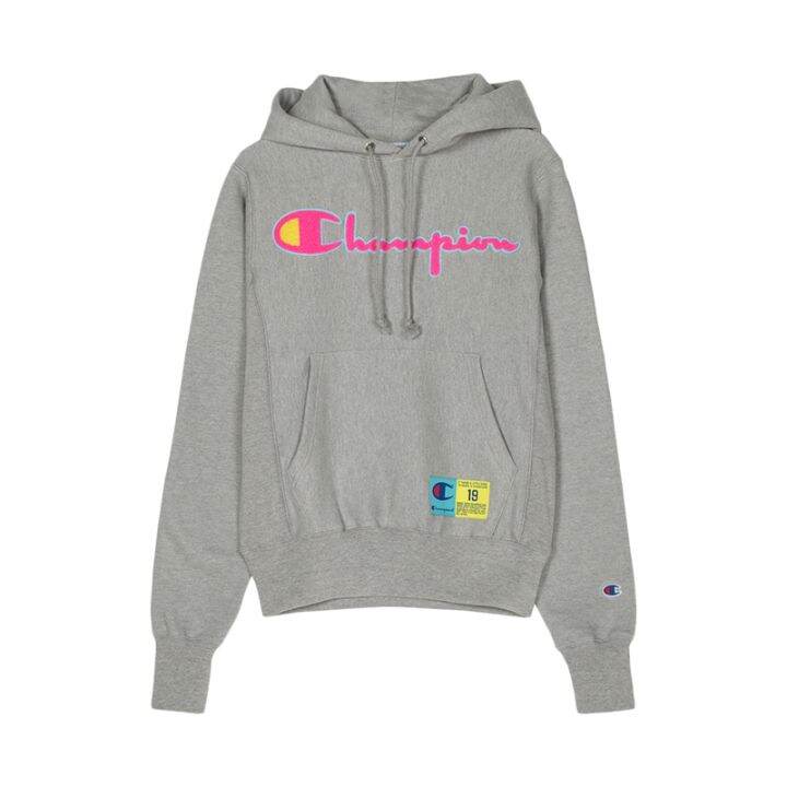 Champion Men's Sweatshirt Logo Solid Color Kangaroo Pocket Hooded Sweatshirt  GF68-Y08212 | Lazada Singapore