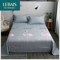 Sheet piece Nordic contracted wind a single 2 meters x2.3 gray web celebrity boy personality a double 1.5 meters bed sheet