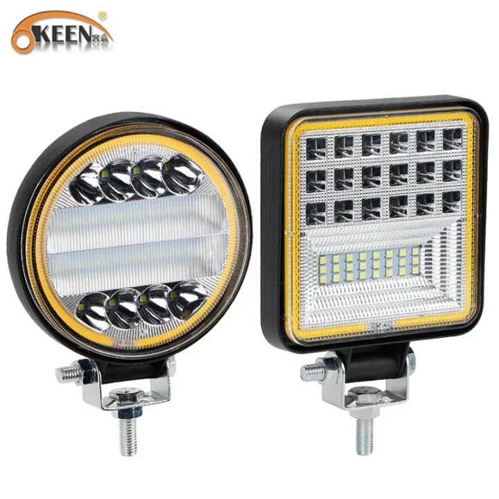 okeen-car-light-assembly-led-work-lights-for-trucks-3000k-6000k-72w-126w-angel-eye-led-light-bar-for-4x4-offroad-a-u-tractor