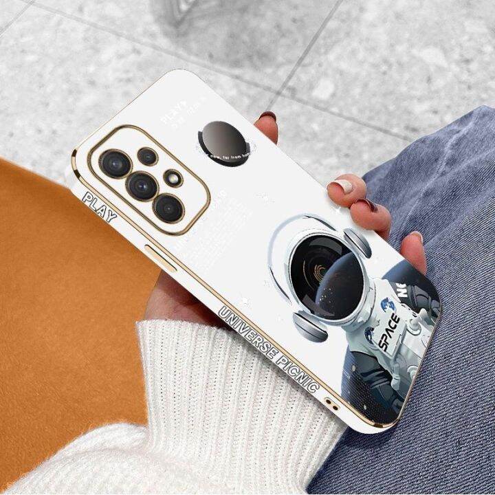 shine-electron-เคส-a73เคสมือถือชุบโลหะ-samsung-galaxy-a54-a03หรูหรานักบินอวกาศนางฟ้า-a42-a71-a32-a52-a04ส่องแสงได้