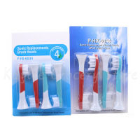 4Pcs Kids Electric Toothbrush Heads for Sonicare Kids HX6044 HX6042 R710 RS910 Children Replacement Tooth Brush Heads