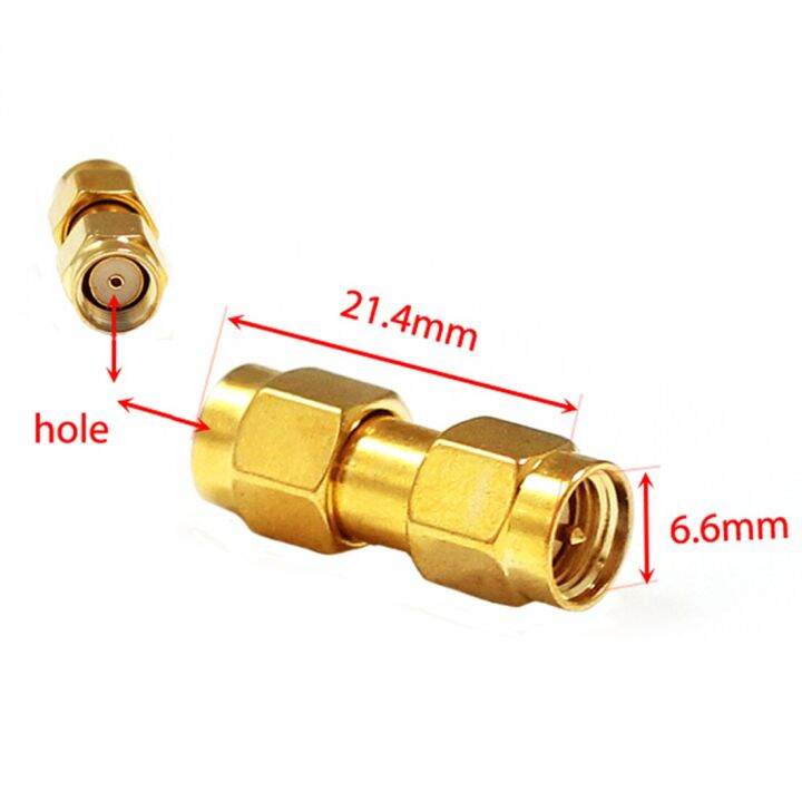 1pc-sma-male-to-rp-sma-male-plug-with-female-pin-rf-coax-adapter-convertor-straight-goldplated-wholesale-price-connector-electrical-connectors