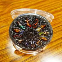 【CC】□♛❖  Constellation Commemorative Coins Astrology Super Souvenir Gifts