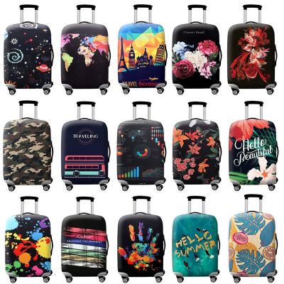 TLDGAGAS Thicker Blue City Luggage Cover Travel Suitcase Protective Cover for Trunk Case Apply to 19 39; 39;-32 39; 39; Suitcase Cover
