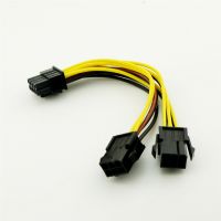 1x PCI-E 8 Pin to 2xPCIe 6 Pin Graphics Video Card Power PCI Express Y Splitter Connector Cable 15cm Cables