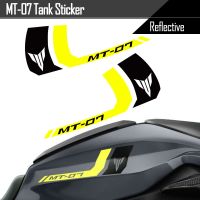 [YOMI Automotive Products] สำหรับ Yamaha MT 07 MT07 Twin Stripes การใช้ถังสติกเกอร์สะท้อนแสงรถจักรยานยนต์อุปกรณ์เสริมกันน้ำ Decals