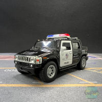 Kinsmart Die Cast Model โมเดลรถเหล็ก Hummer H-2 SUT (ฮัมเมอร์) รถตำรวจ สเกล 1/40 Kinsmart