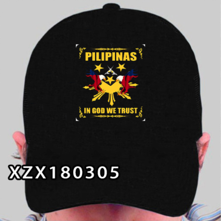 Philippine flag logo Black baseball cap Mesh hat Multi style 12 Lazada PH