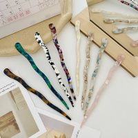 Colorful Hair Sticks Acetate Bun Hairpins Women Elegance Lady Hairpins Fashion Hair Clip Hair Accessories Headwear