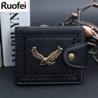 （Layor wallet）  NewMen LeatherLuxury WalletMinimalist ShortMale PursesClip Credit Card Dollar Price Portom