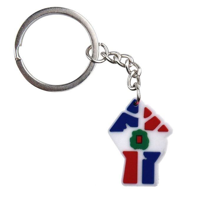 1pcs-fashion-dominican-pvc-keychain-national-flag-dominican-pendants-diy-women-men-jewelry-car-key-chain-ring-gifts-key-chains