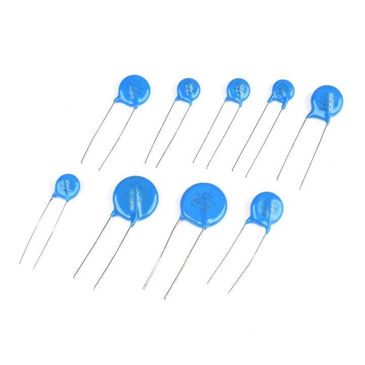 50PCS Varistor Resistor 7D101K 7D121K 7D151K 7D181K 7D201K 7D221K