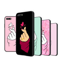 Sign Language Love อ่อนนุ่ม เคสโทรศัพท์ หรับ iPhone XR 7 6s 6 11 5s XS 5 8 SE Max Plus X Pro Black ปก