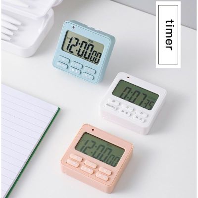 ☞㍿◘ Timer Alarm Clock Dual-purpose Student Learning Self-discipline Childrens Special Kitchen Reminder Timer