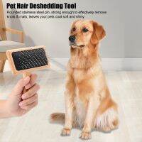 หวีขนสัตว์เลี้ยงสแตนเลส Dog Grooming Deshedding Tool for Cats Hair for Dogs Hair Household Beauty shop