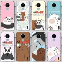 Bears For Nokia C30 C20 C10 Phone Cases Square Edge Silicone Case Cover