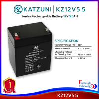 แบตเตอรี่ KADZUNI รุ่น KZ12V5.5 Seales Rechargeable Battery 12V 5.5AH รับประกันศูนย์