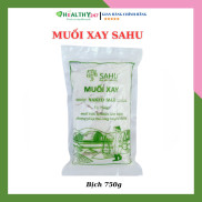 Muối xay Sahu bịch 750g- Muối biển sạch, an toàn