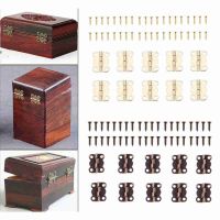 50pcs Furniture Invisible Cabinet Antique Butterfly Hinges Jewelry Case Support Case Hinge Gift box Frame