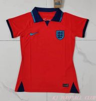 Top-quality 22/23 England away football Jersey Red shirt for women