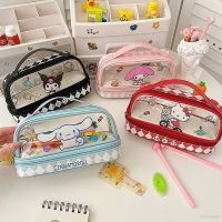 【Ready stock】Gt2 Sanrio mymelody HelloKitty กล่องดินสอ สองชั้น ความจุขนาดใหญ่ สําหรับนักเรียน ปากกา เครื่องเขียน