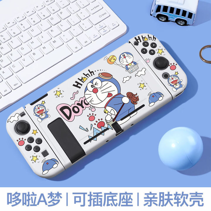 นินเทน-switcholed-เคสซิลิโคนนิ่มเคสป้องกัน-switch-ฝาครอบป้องกันที่จับอุปกรณ์เสริมฐานเสียบได้