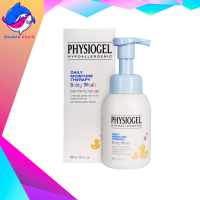 PHYSIOGEL DAILY MOISTURE THERAPY BABY TOP TO TOE WASH ผลิตภัณฑ์ทำความสะอาดผิวหน้า ผิวกาย และเส้นผมของเด็กทารกสูตรอ่อนโยน เนื้อโฟมเนียนนุ่มอ่อนโยน