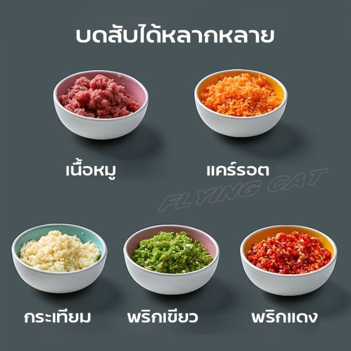 เครื่องบดสับ-เครื่องสับแบบมือดึง-เครื่องสับอาหาร-เครื่องบดสับmini-เครื่องสับกระเทียม-เครื่องบดพริกกระเทียม-เครื่องปั่น-เครื่องบด