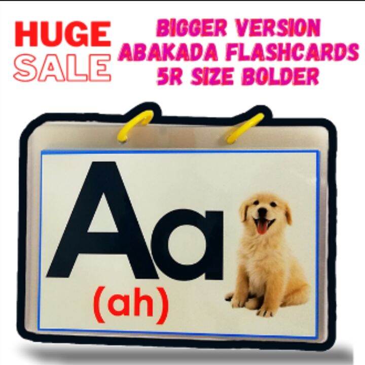 SMC SHELF Abakada Flashcards Set Laminated Learning Materials for