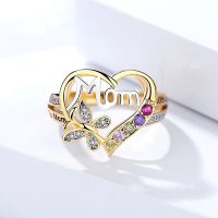 【CC】 New Fashion Rhinestone Temperament Mothers Day Mom Color Jewelry