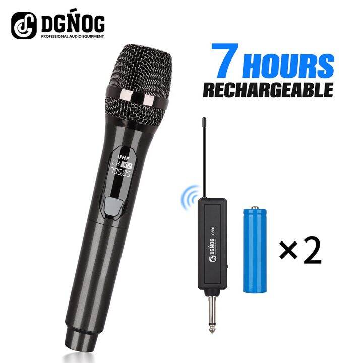 C260 Wireless Microphone Rechargeable Fixed Frequency VHF 30M Range