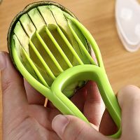 3 In 1 Kiwi Avocado Slicer Peeler Shea Corer Fruit Cutter Pulp Separator Tools Plastic Knife Gadgets