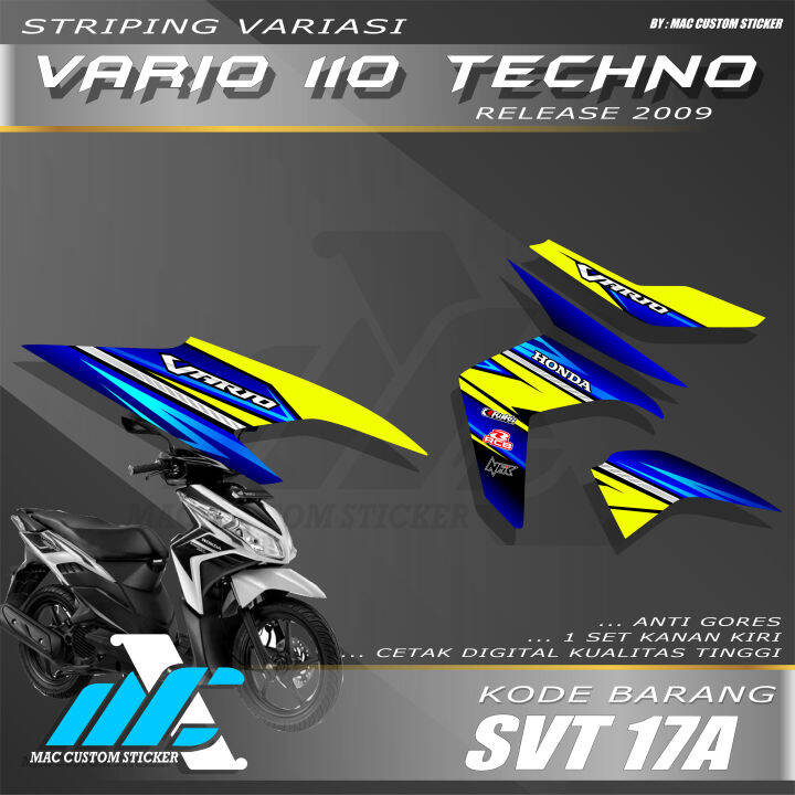 STRIPING VARIASI HONDA VARIO 110 TECHNO - SVT 17 | Lazada Indonesia
