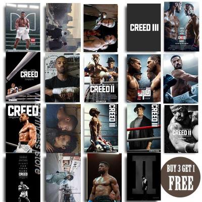 Creed Classic Boxing โปสเตอร์ภาพยนตร์ใหม่ Retro Wall Decor Home Room Decor บนการ์ดสีขาว Kraft Canvas Art