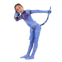 Avatar The Way Of Water Cosplay Anime Halloween Costumes For Kids Adult Avatar Zentai Bodysuit Jumpsuits Disguise Woman Clothes